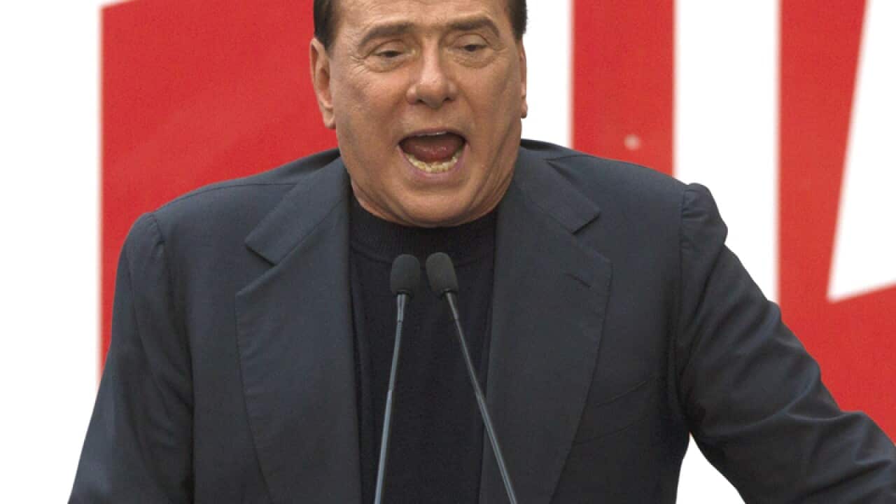 Former Italian Prime Minister Silvio Berlusconi