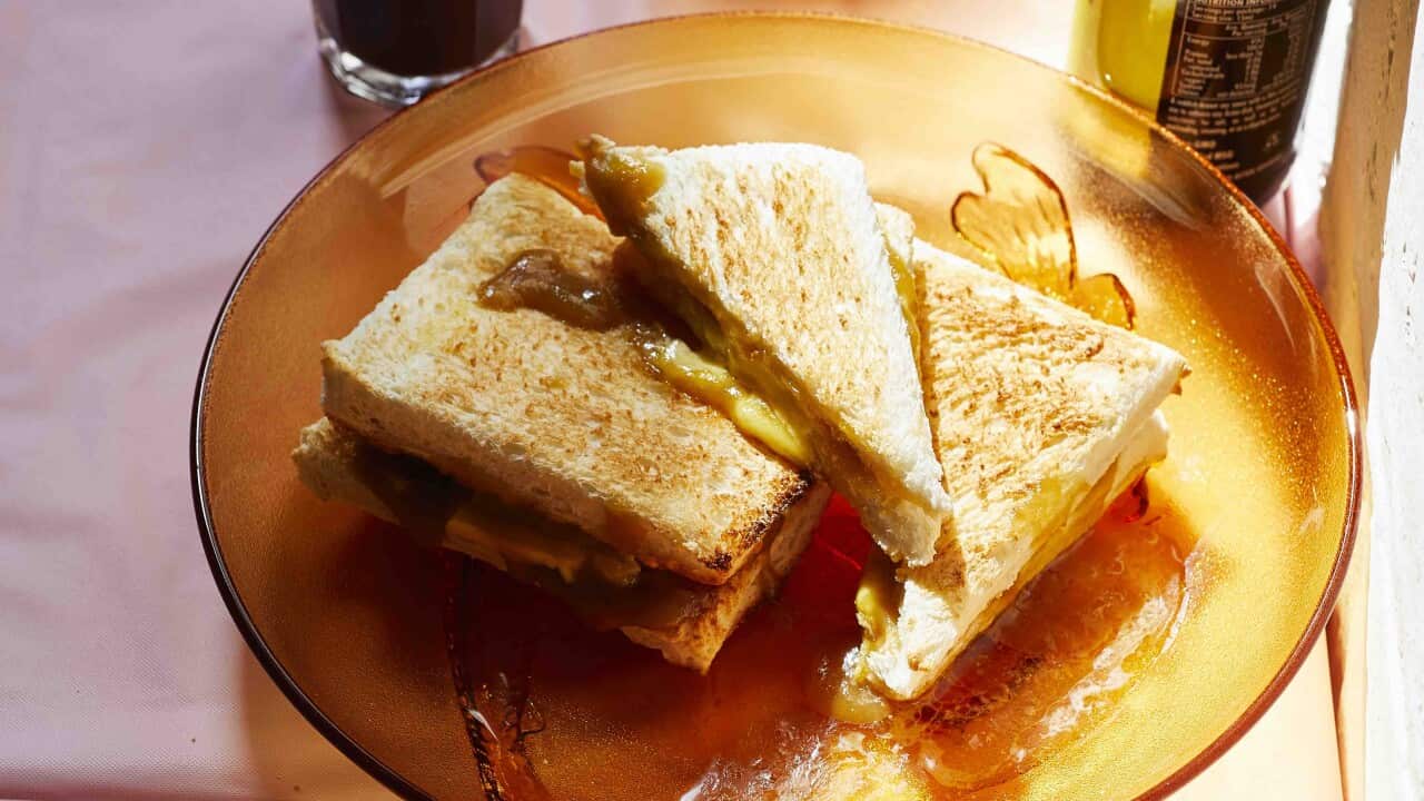 Hainanese-style Kaya toast and half-boiled egg