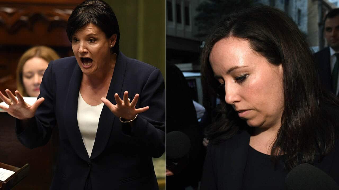 NSW Labor leader Jodi McKay (left) says the party's general secretary Kaila Murnain has to be suspended.