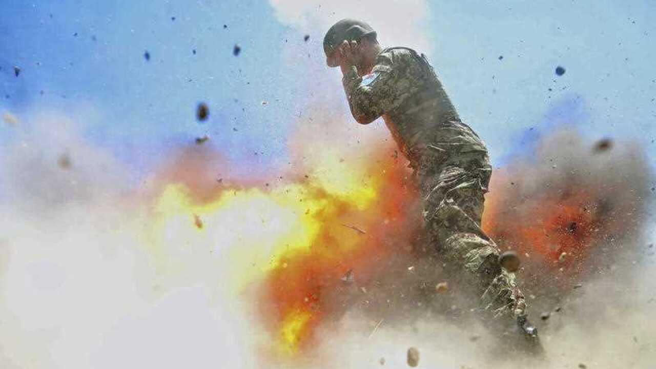 Army combat camera photographer Spc. Hilda Clayton took this photo July 2, 2013. The accident killed Clayton and four Afghan National Army soldiers. 