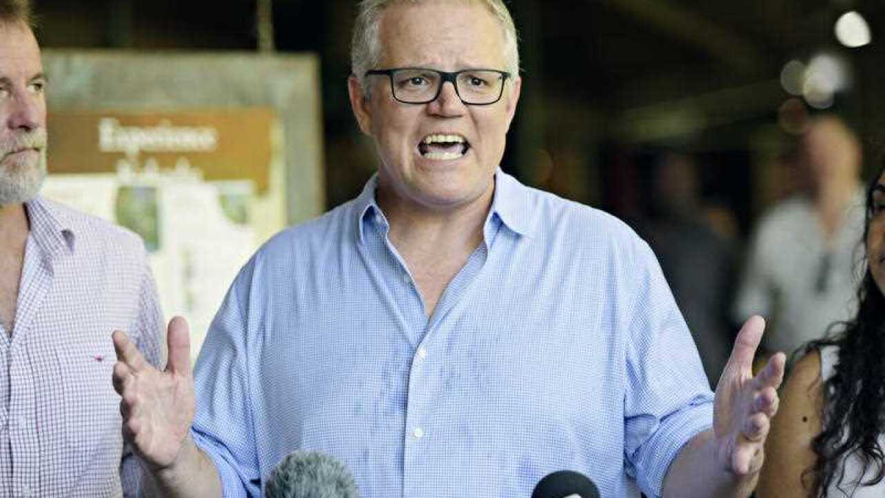 PM Scott Morrison on his visit to Jabiru in the Northern Territory