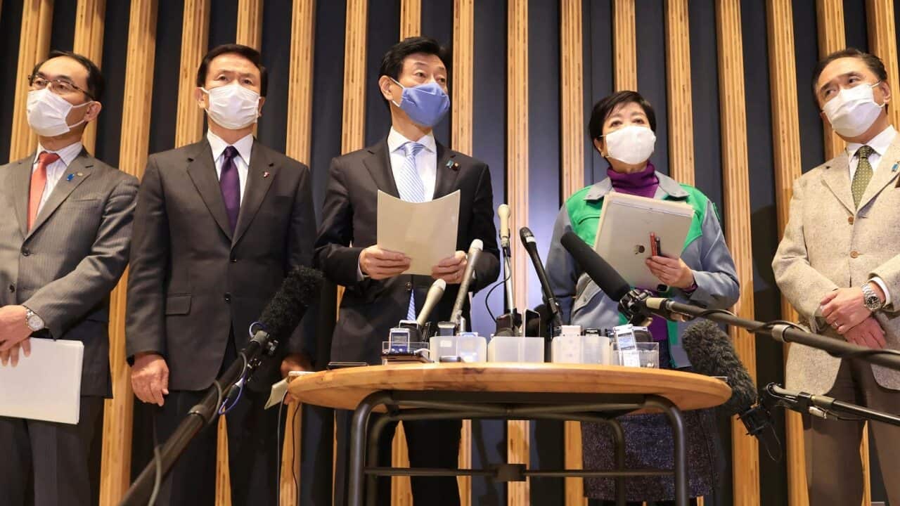 Tokyo's governor has asked for Japan's central government to declare a new state of emergency.