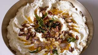 Whipped ricotta with spiced butter