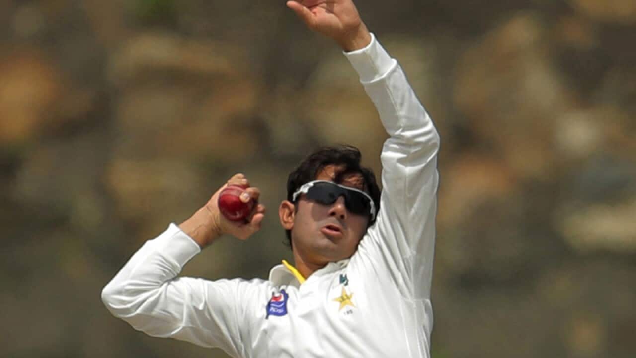 Pakistan bowler Saeed Ajmal