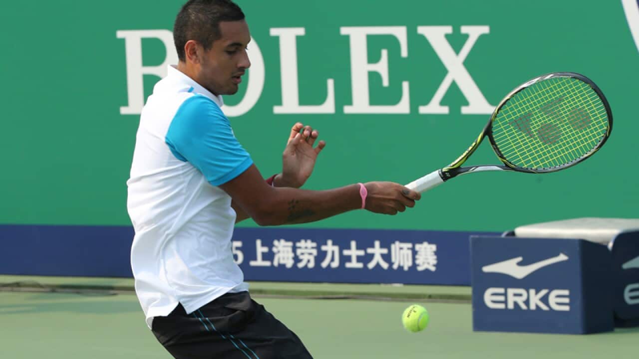Nick Kyrgios of Australia.