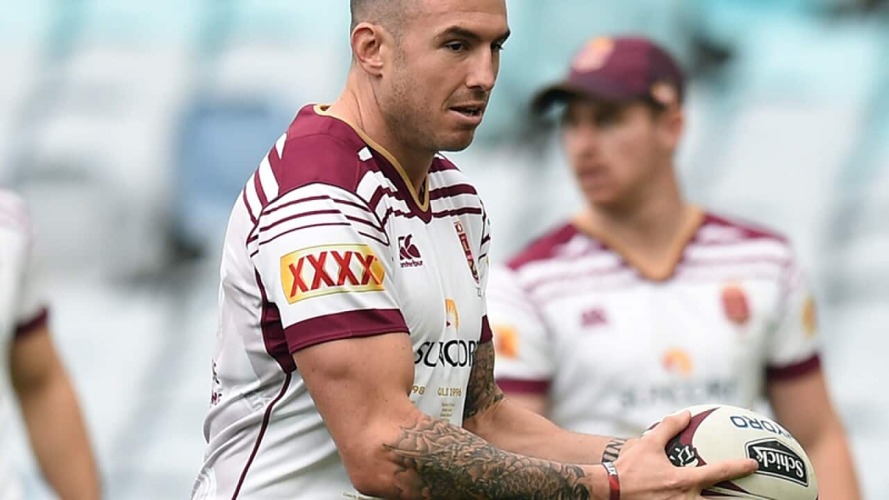 Queensland's Maroons State of Origin player Darius Boyd