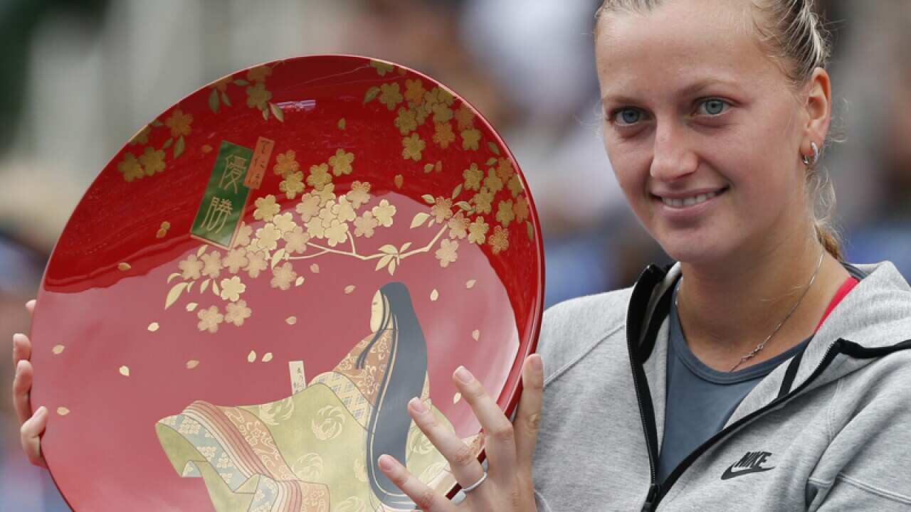 Petra Kvitova of the Czech Republic