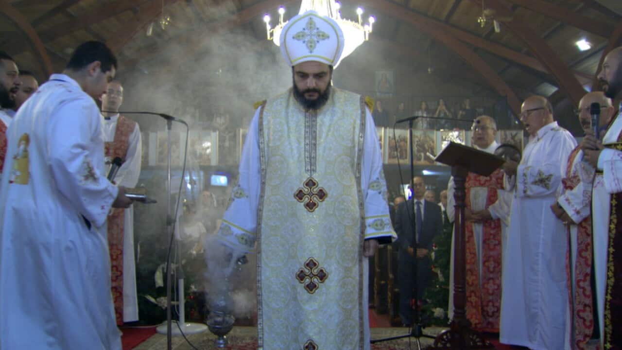 Christmas Eve Coptic Christian mass in Sydney