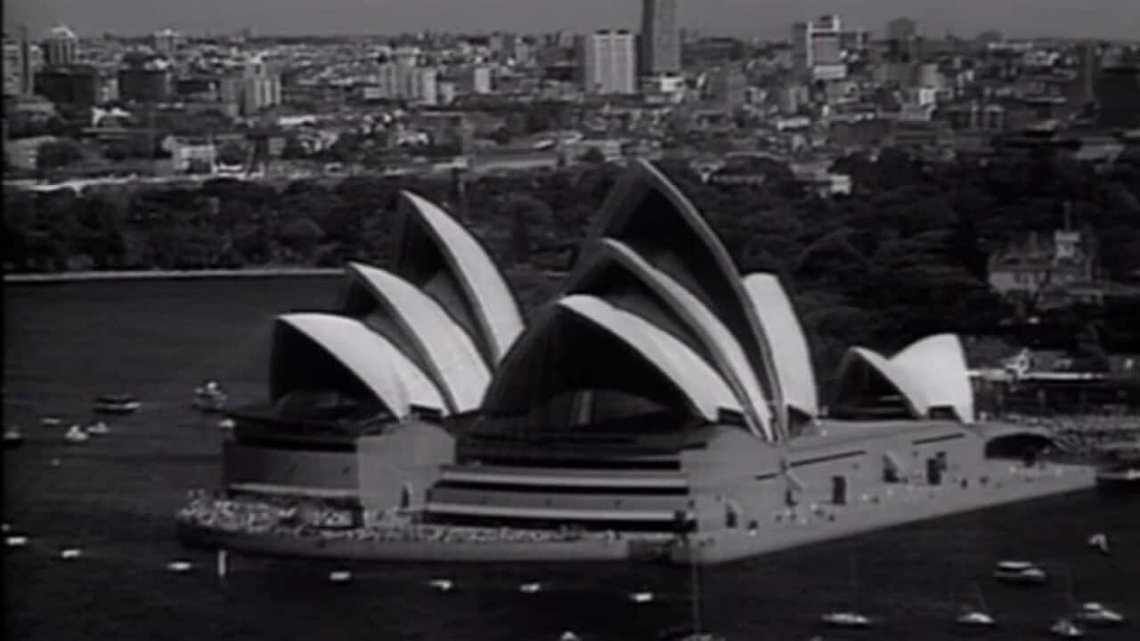 Sydney Opera House at its official opening on 20 October 1973 (SBS).jpg