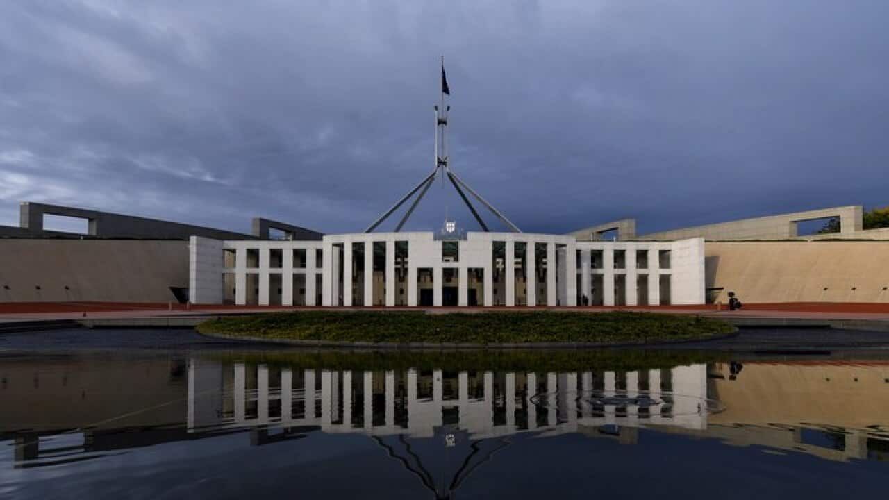Parliament House in Canberra