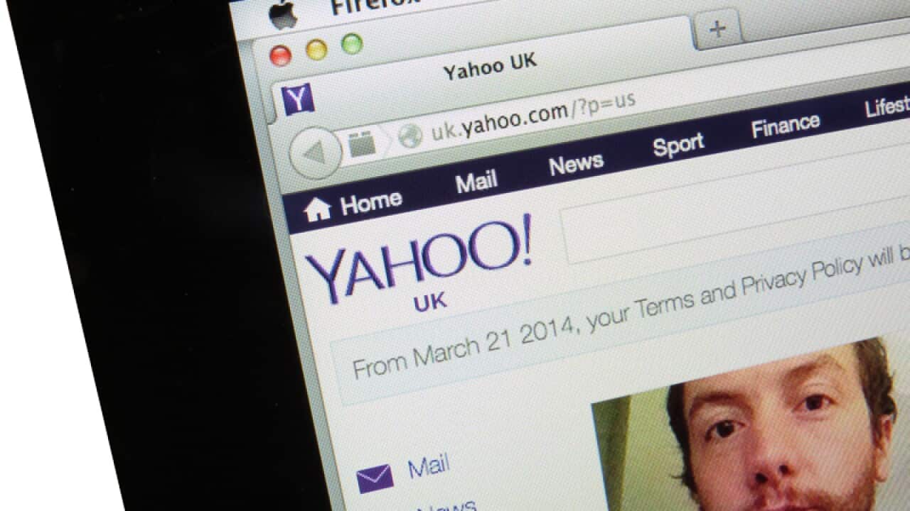 File photo of a web page