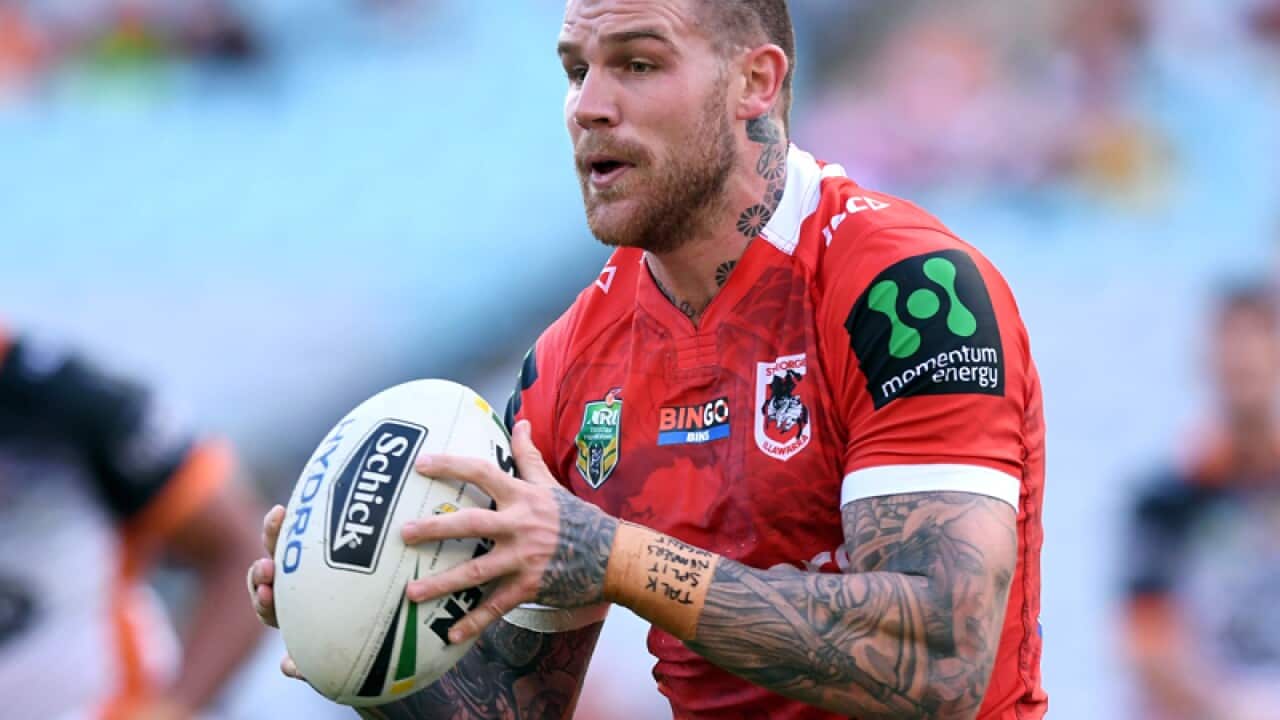 St George Illawarra Dragons player Josh Dugan