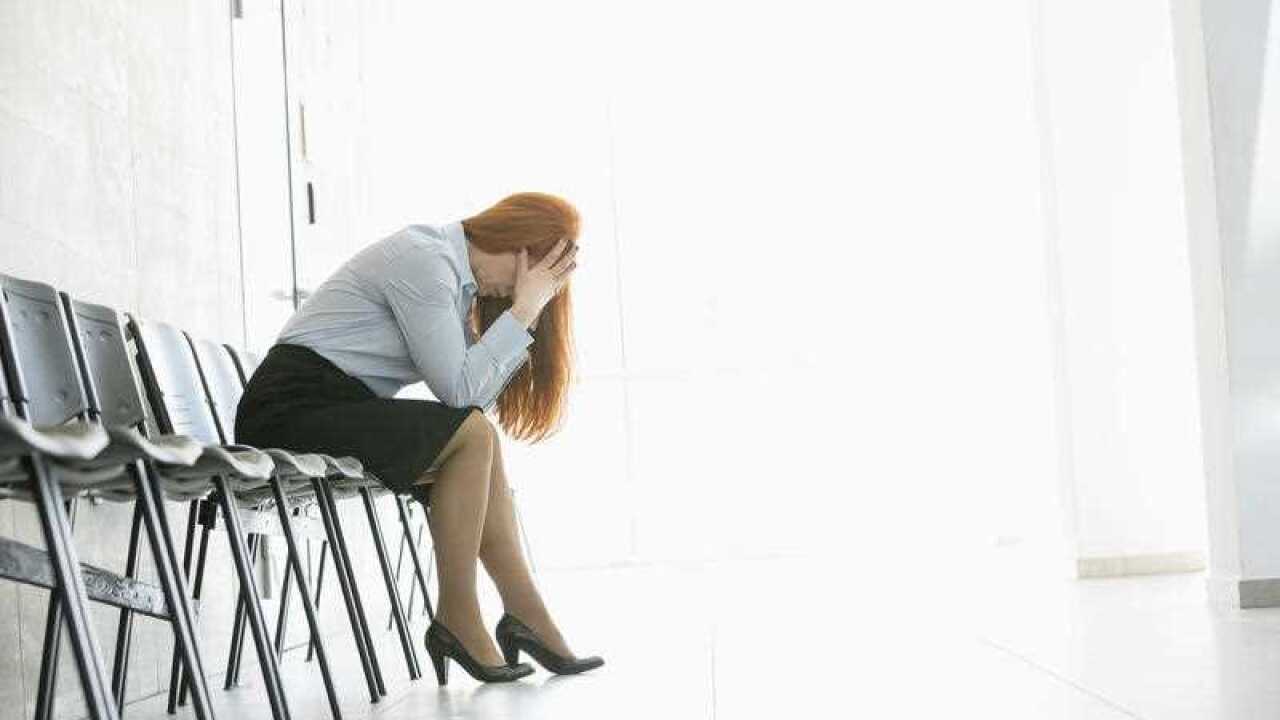 woman crying