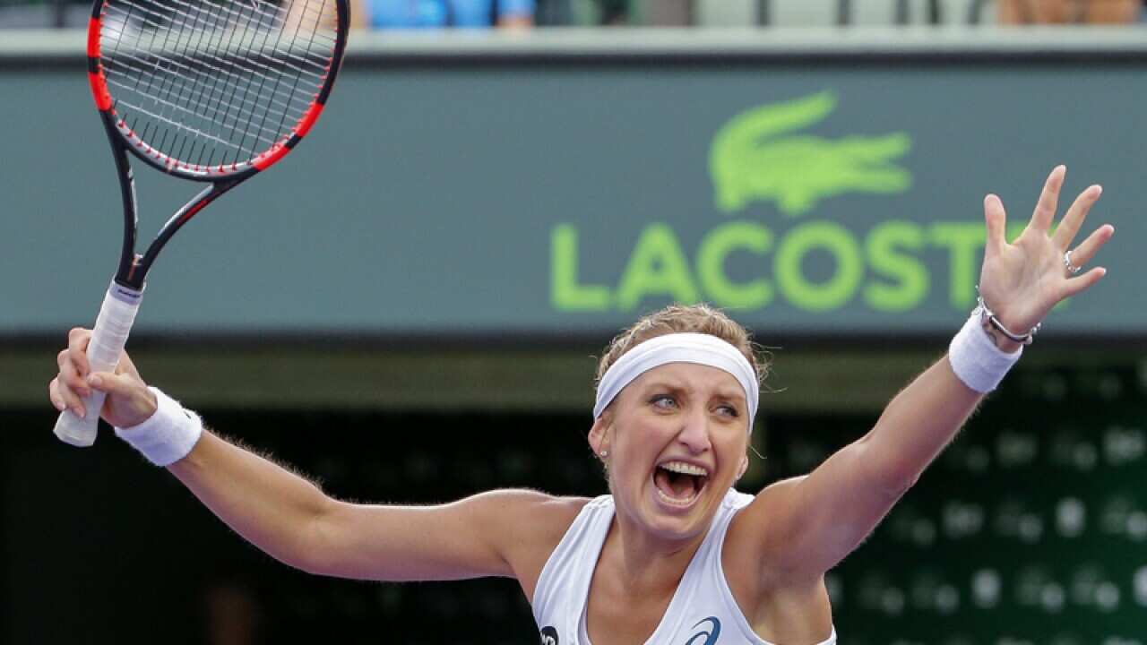 Swiss tennis player Timea Bacsinszky