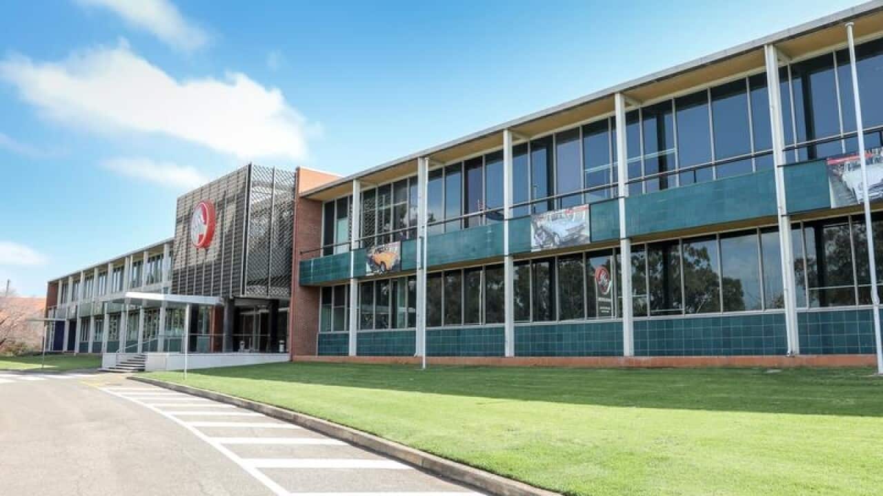 A file image of the Holden manufacturing plant in Adelaide