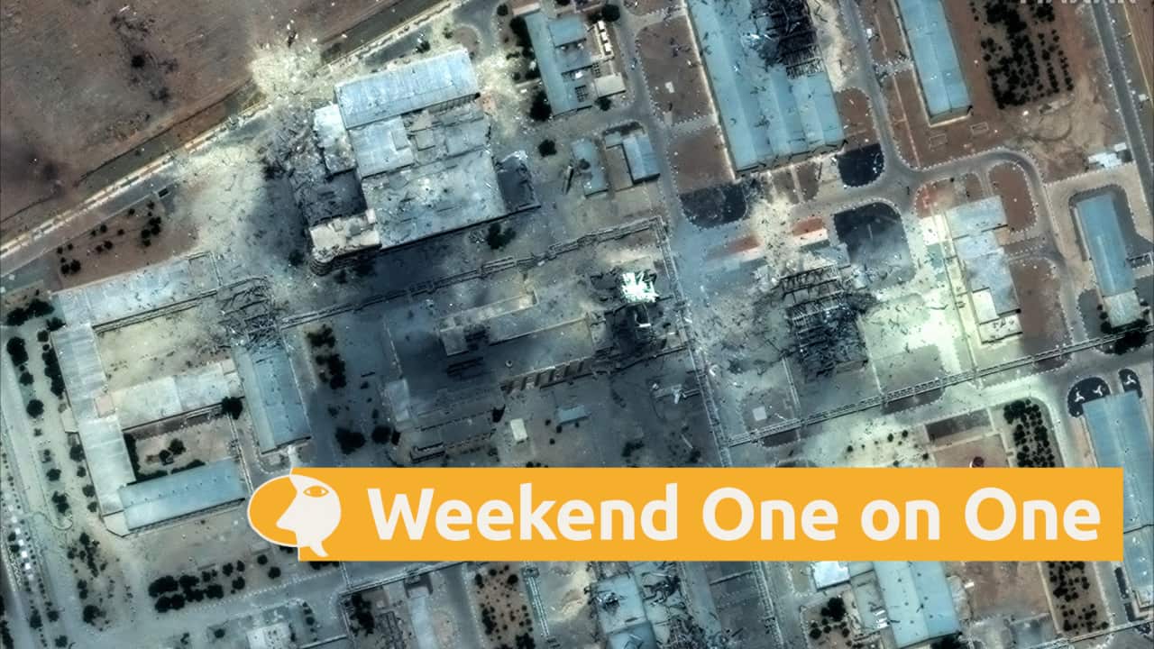 Damage at the Isfahan nuclear technology centre after US airstrikes
