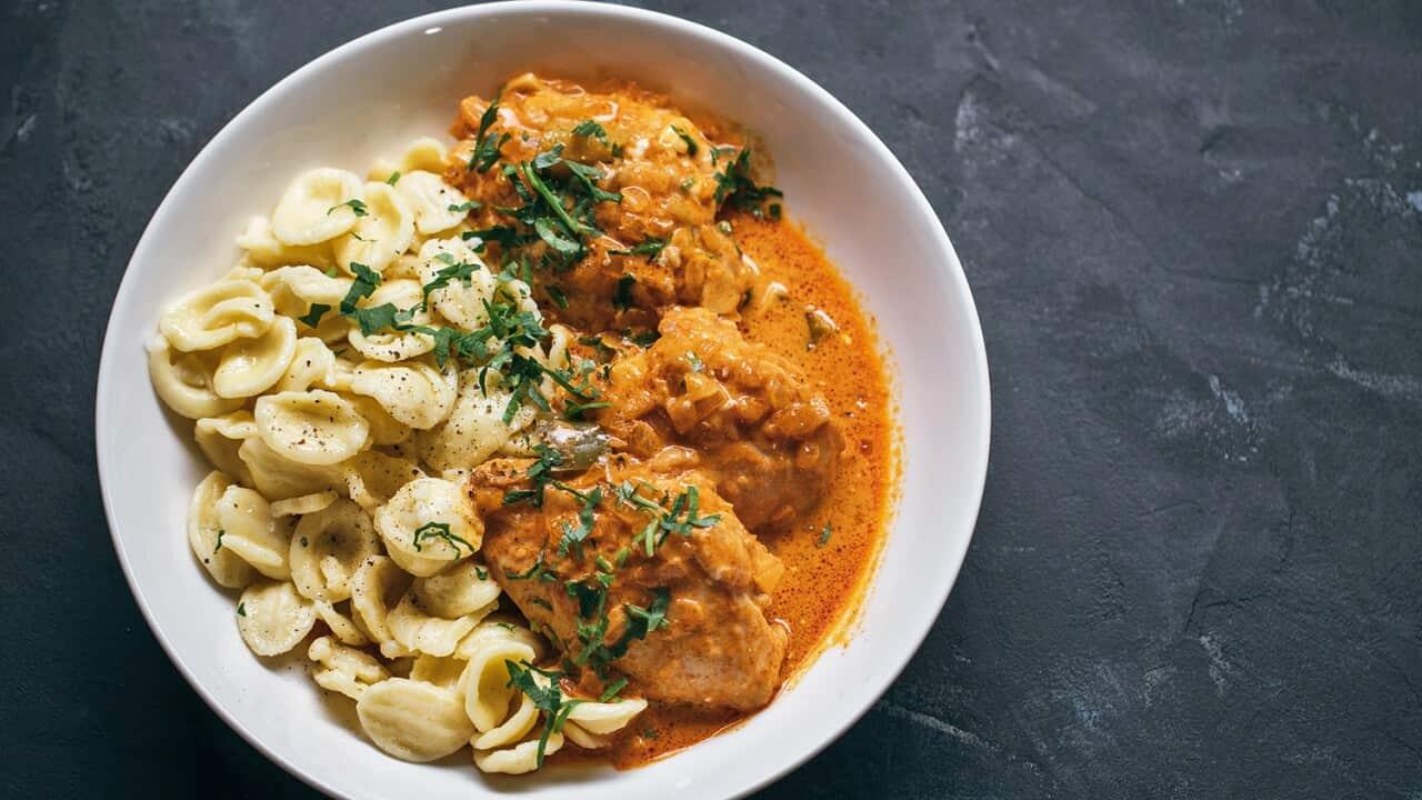 Chicken paprikash