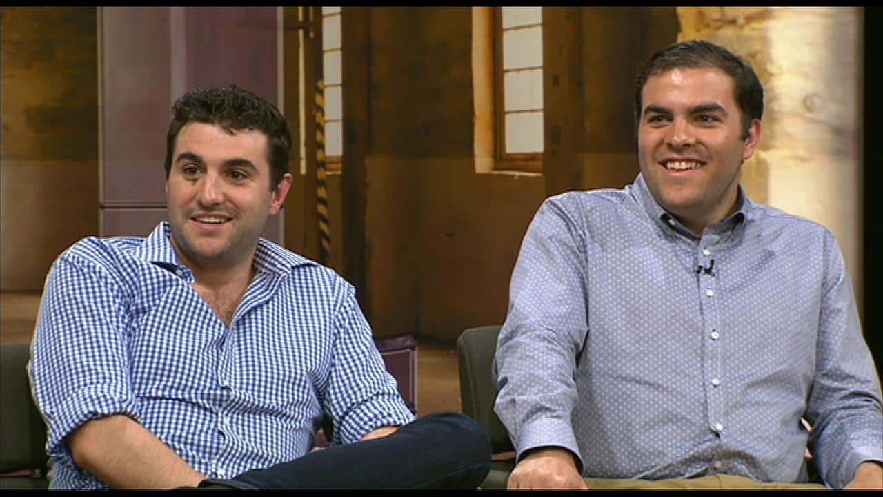 Nick (left) and Tom Inatey.