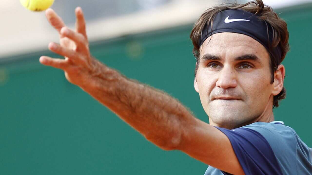 Swiss tennis player Roger Federer