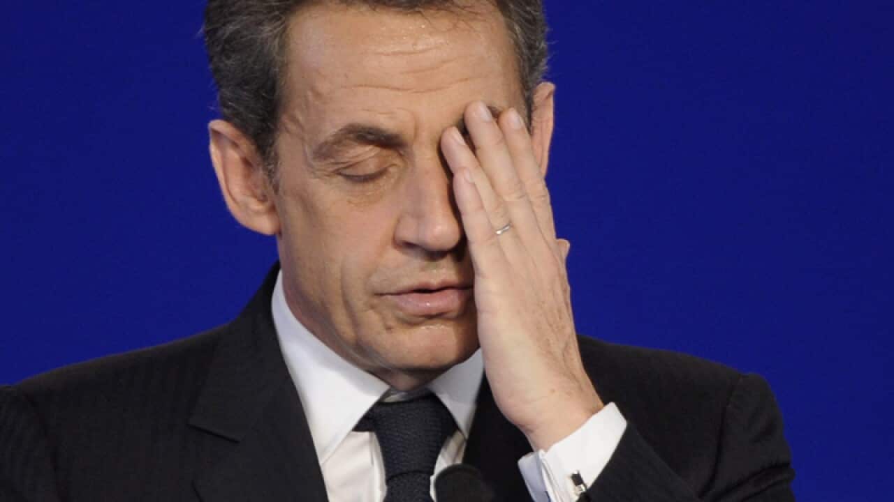Former French president Nicolas Sarkozy
