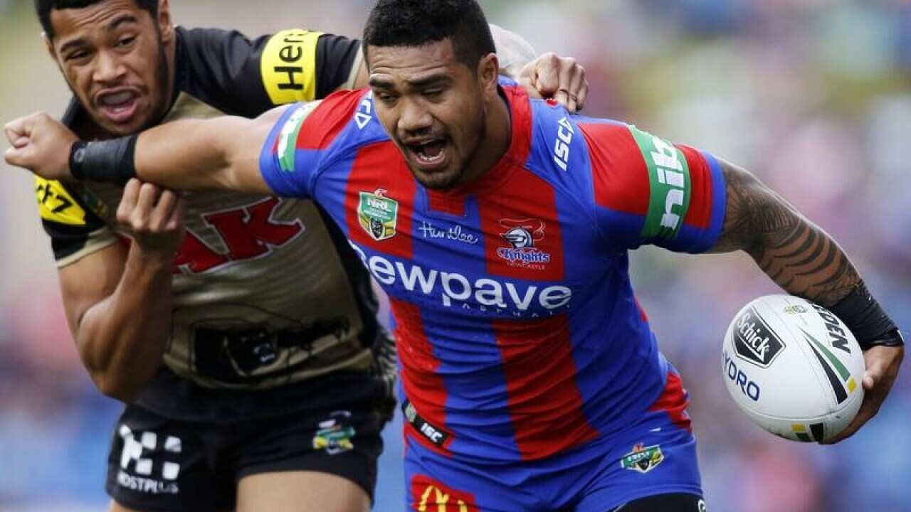 Peter Mata'utia of the Knights