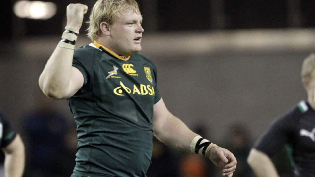 South Africa's Adriaan Strauss