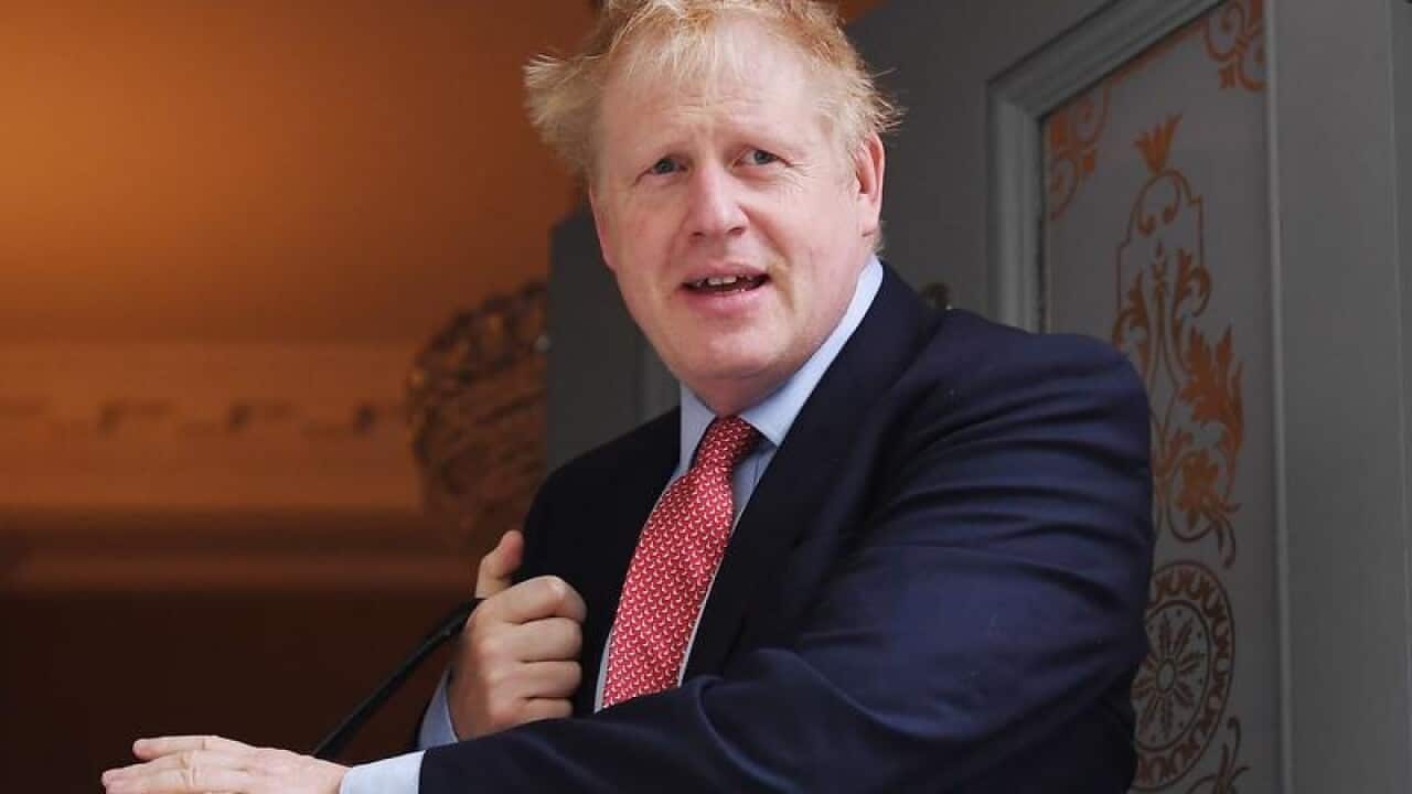 Former British Foreign Secretary Boris Johnson.