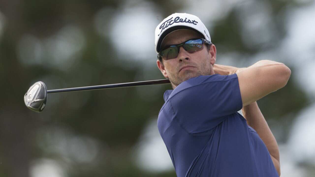 Golfer Adam Scott, of Australia
