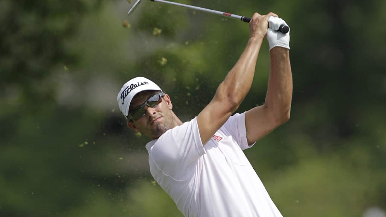 Australian world No.1 golfer Adam Scott