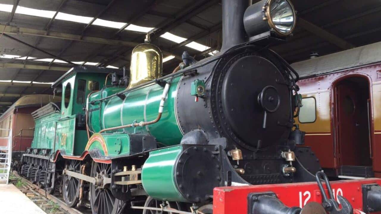 Heritage 1210 train in Canberra