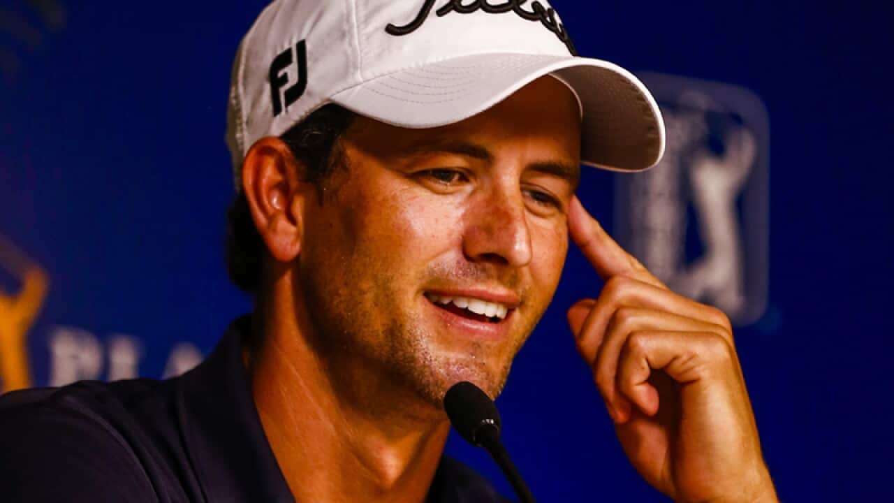 Australian golfer Adam Scott