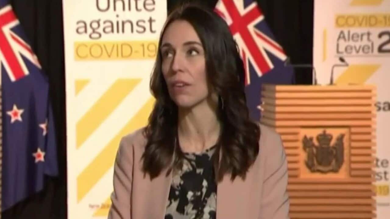 Jacinda Ardern's press conference was interrupted by the quake.