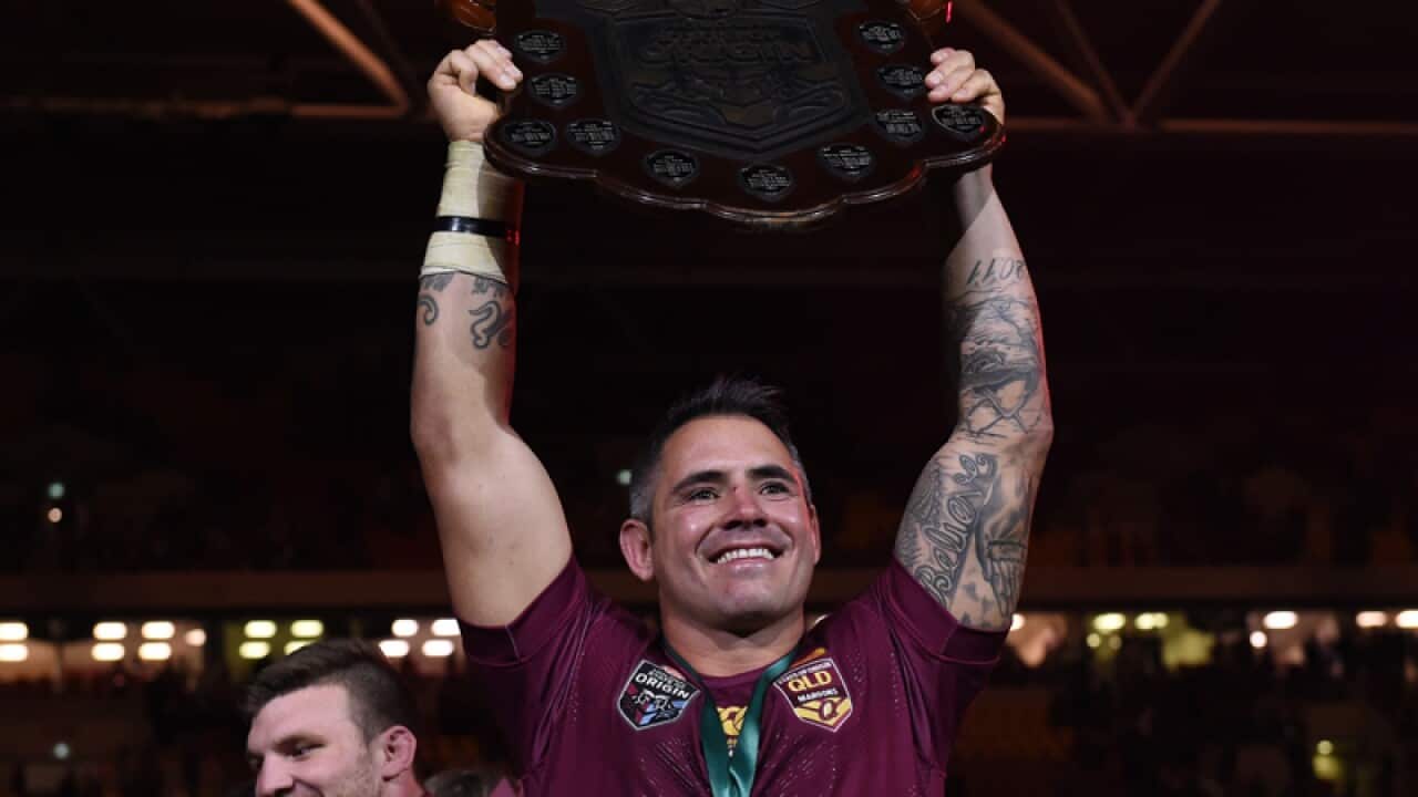Corey Parker of the Maroons