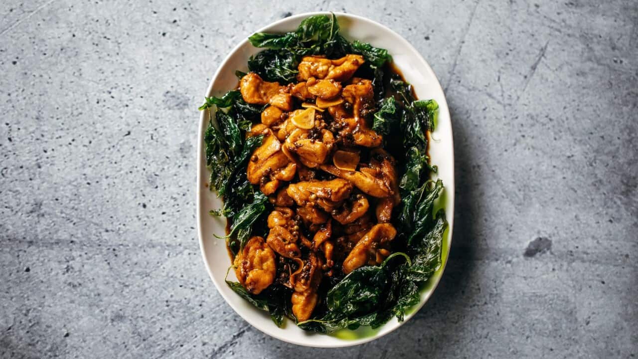 Green peppercorn chicken SBS The Cook Up with Adam Liaw
