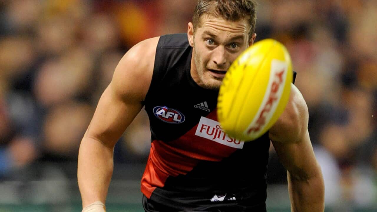 Essendon Bombers ruckman Tom Bellchambers