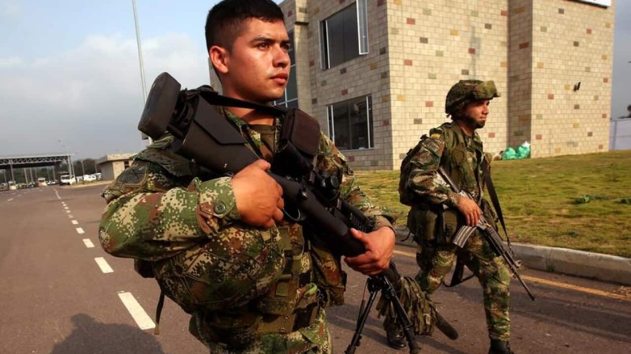 Members of the Colombian Army