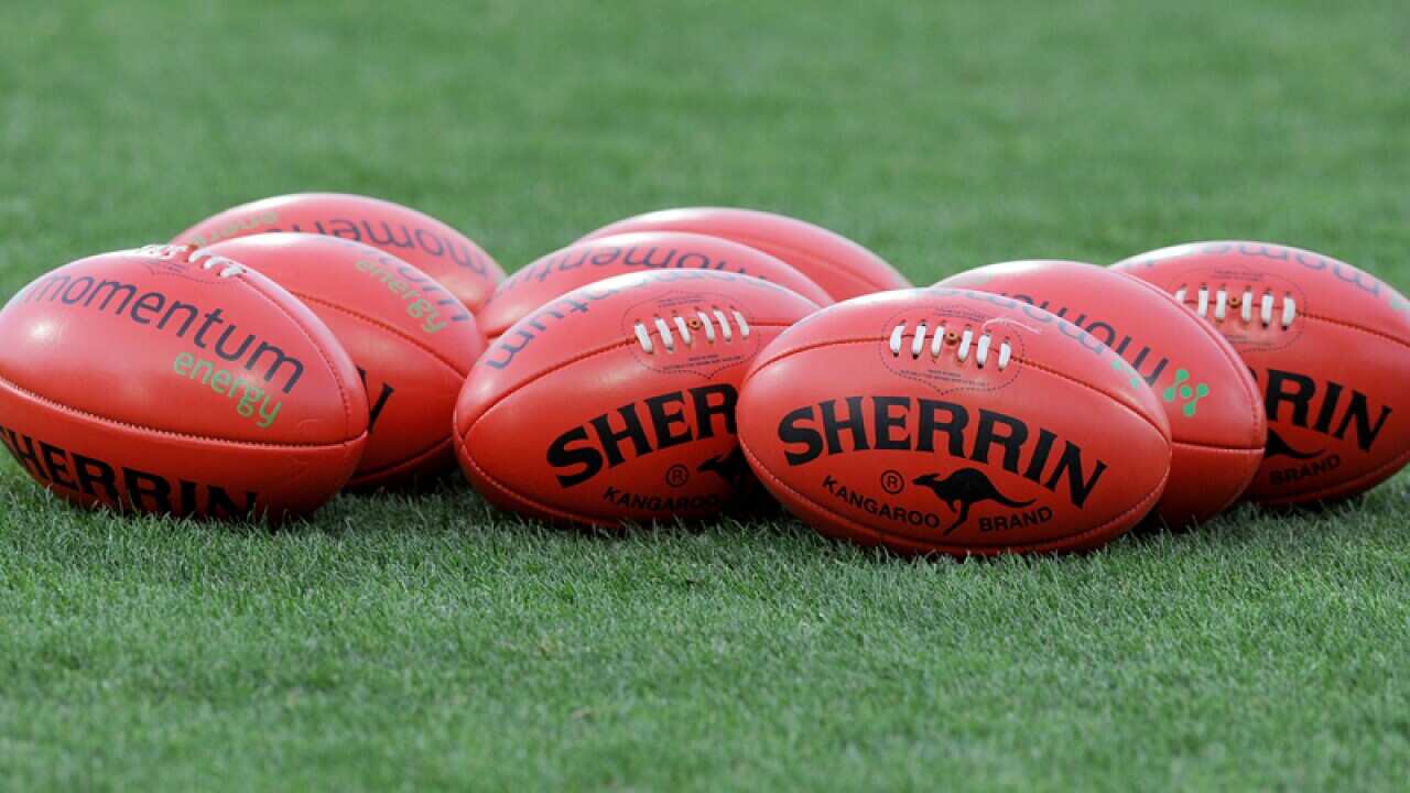 AFL Footballs used for training