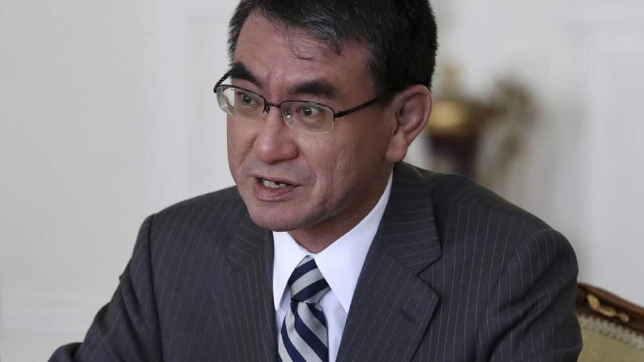Japanese Foreign Minister Taro Kono