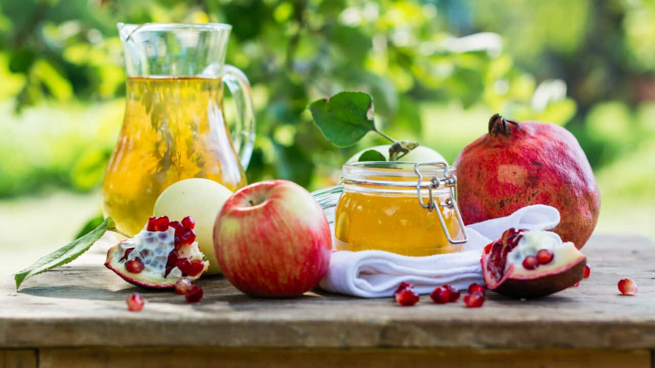 Apples, Honey And Pomegranate