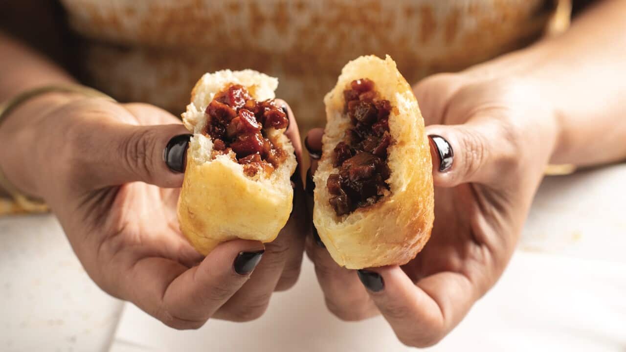 Chinatown baked pork buns