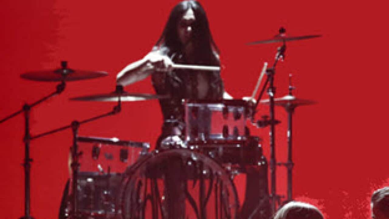 Måneskin from Italy perform at this year’s Eurovision Song Contest