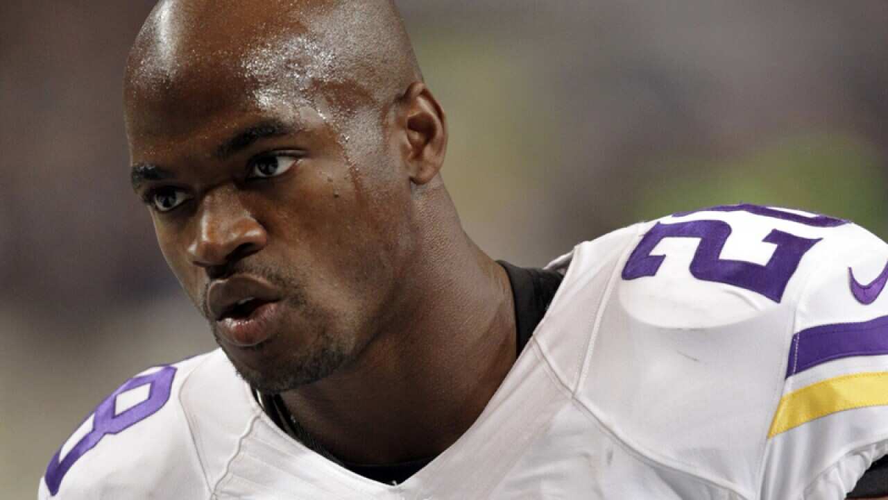 Minnesota Vikings running back Adrian Peterson