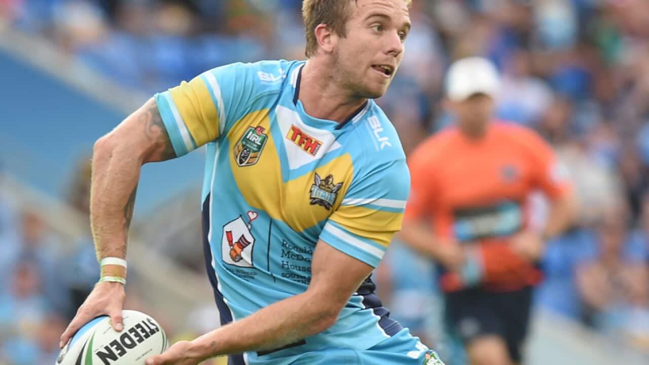 Gold Coast Titans halfback Kane Elgey