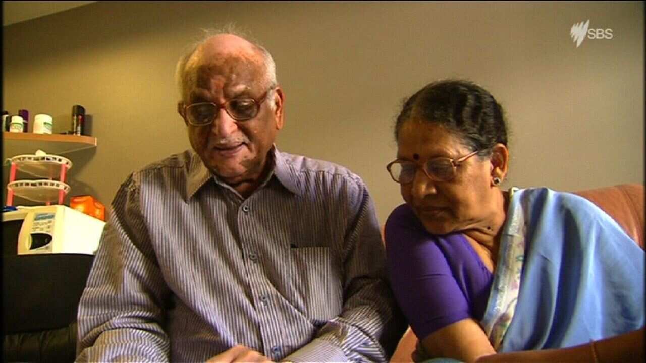 Guruswamy Perumal and his wife Kokila.