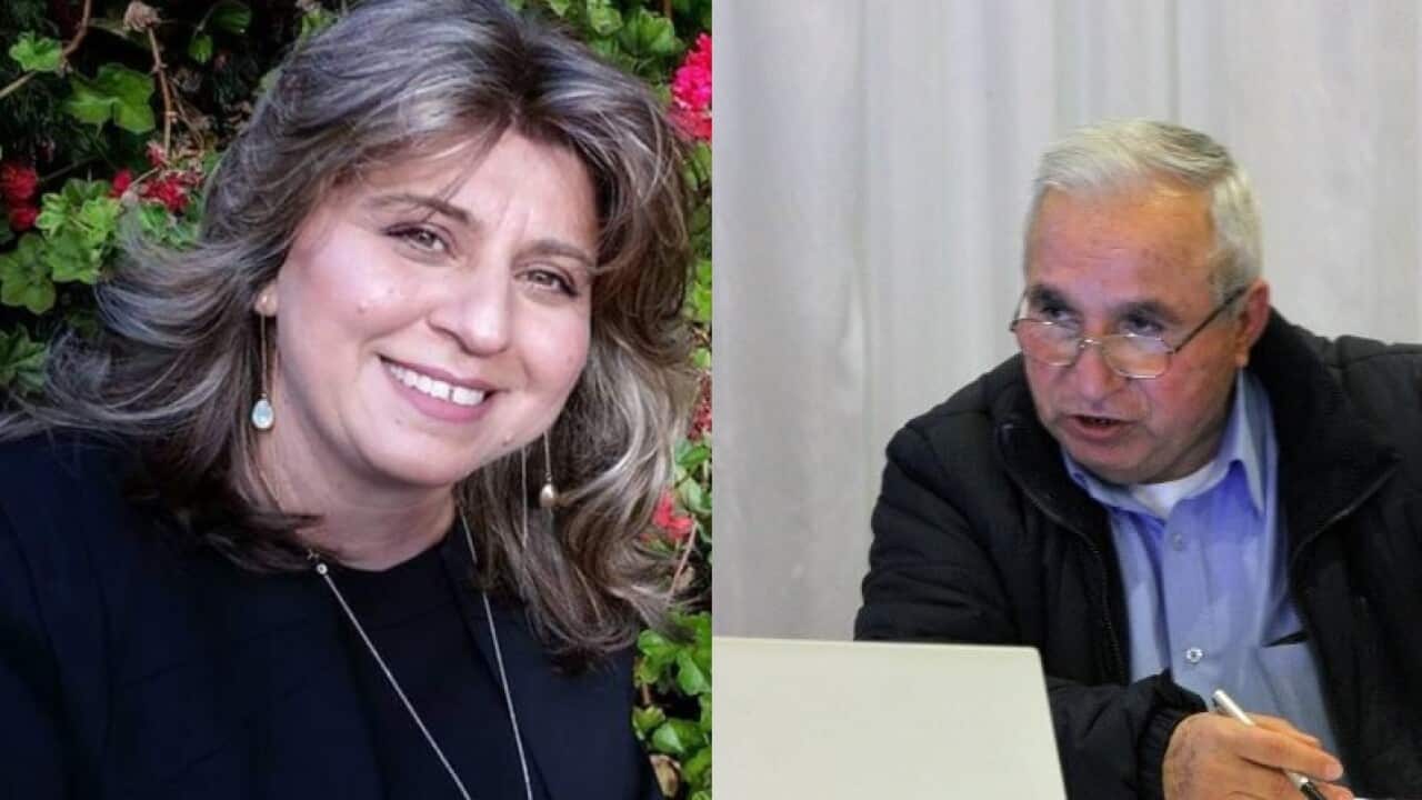 Jiwan Maroky and Elias Mansour( Activist from Melbourne)