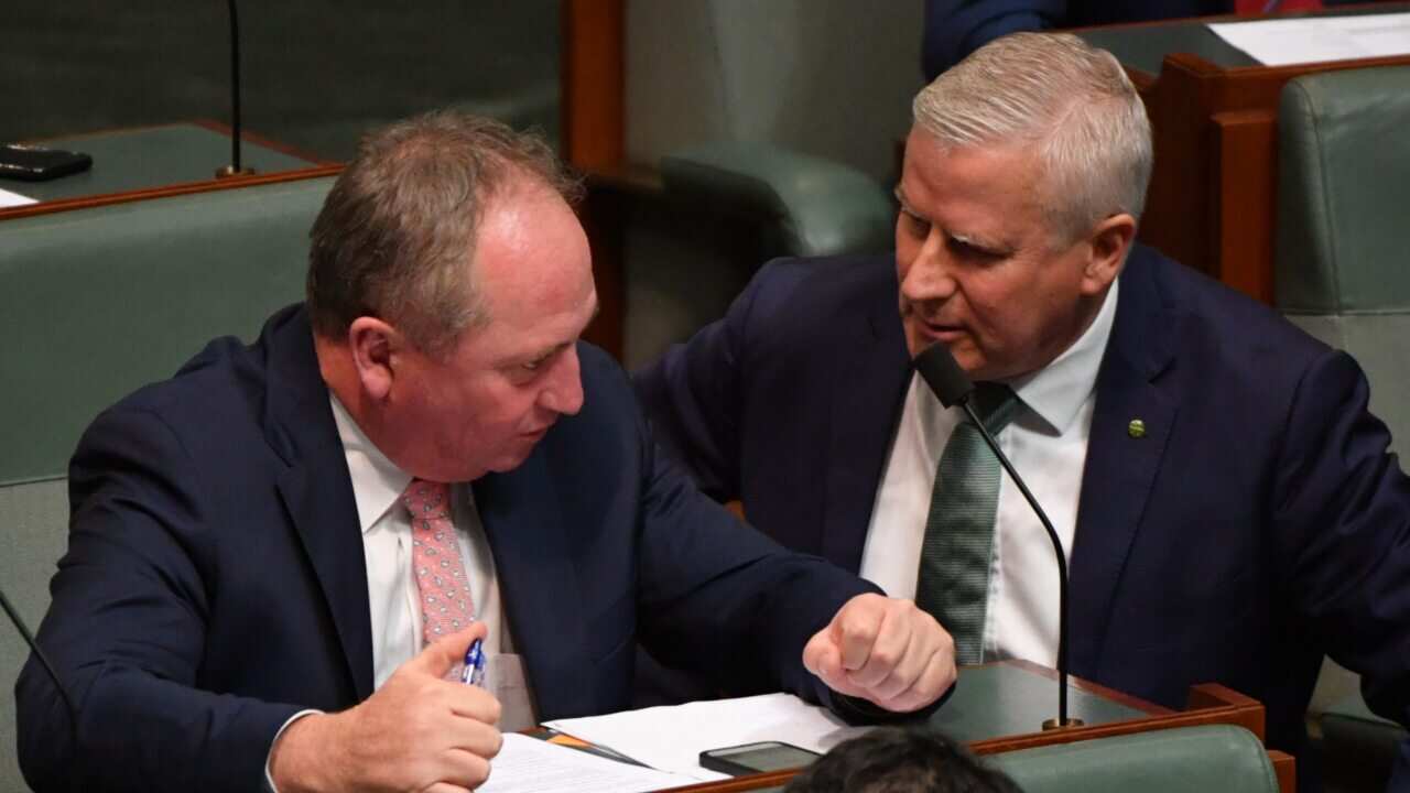 Michael McCormack spent the weekend rejecting reports former Nationals leader Barnaby Joyce was preparing to call a spill.