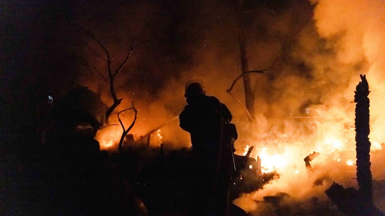 Drones Strike The City Of Kharkiv - Ukraine