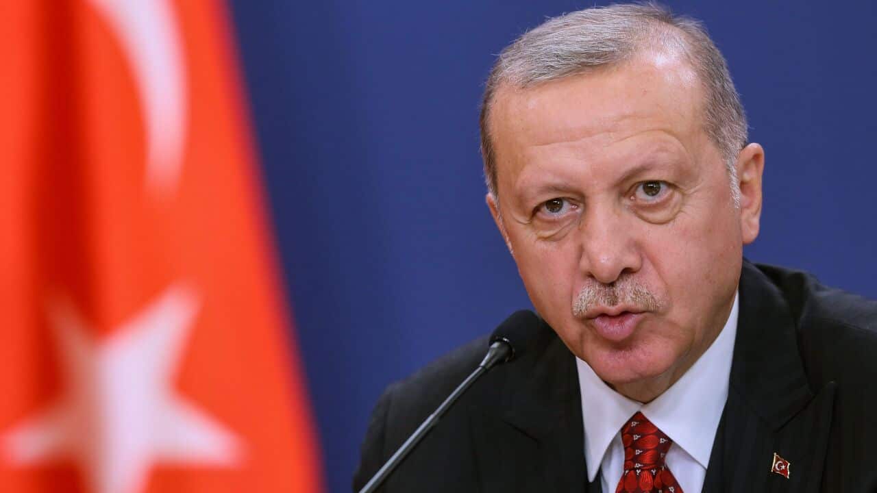 Turkey's president Recep Tayyip Erdogan.