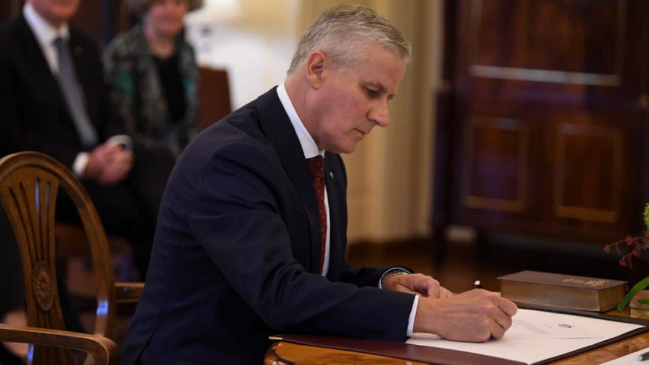 Newly-elected Nationals party leader Michael McCormack