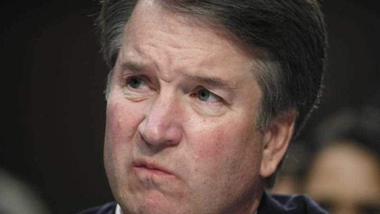Supreme Court nominee Brett Kavanaugh testifies before the Senate Judiciary Committee on Capitol Hill in Washington. 